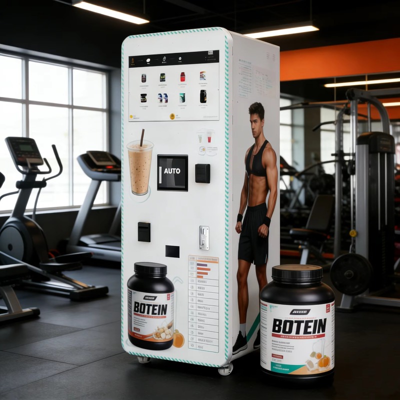 Vending Machine Qr Code - Custom High-quality Factory-designed Protein Powder Vending