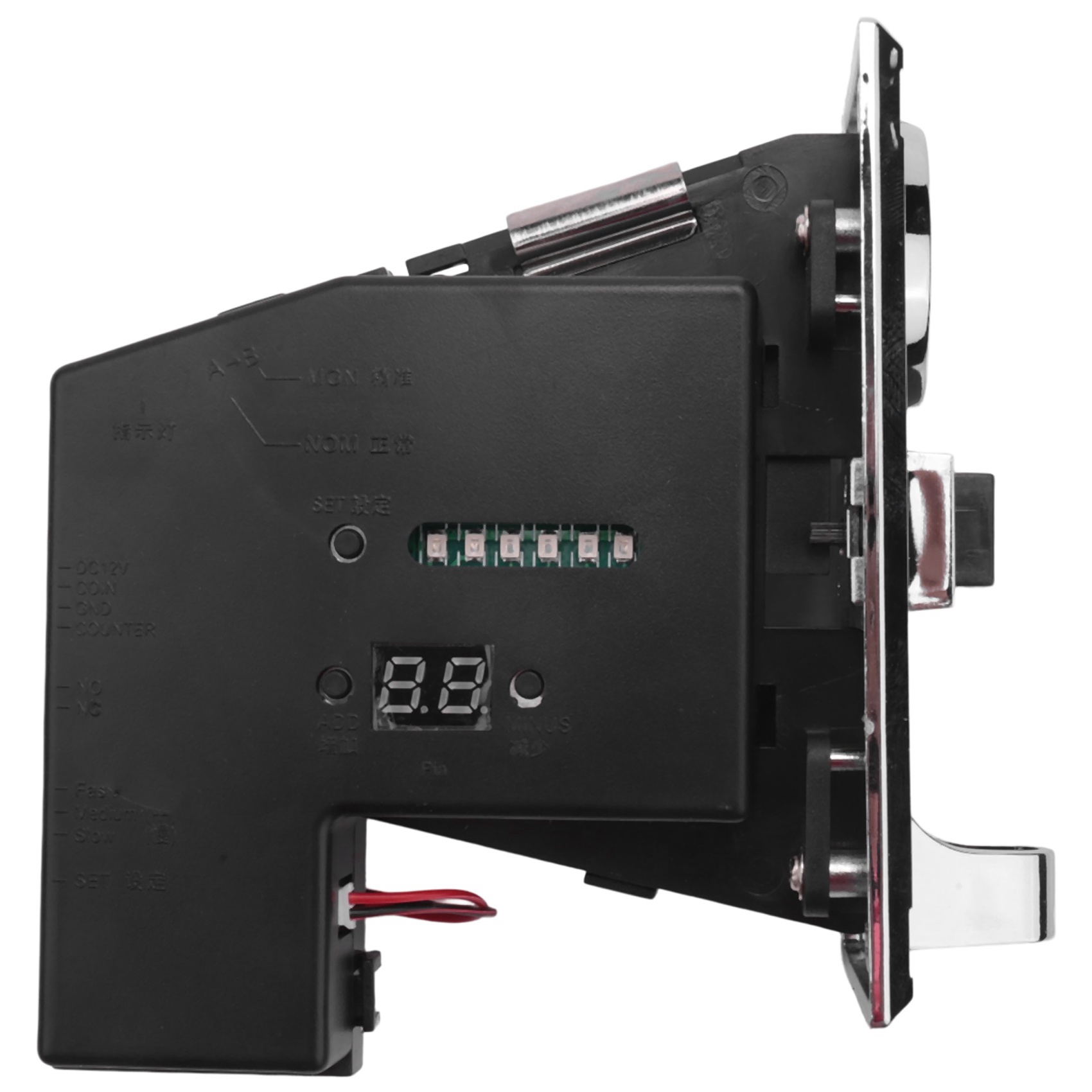 Arcade Ticket Machine - ABVB-10X Multi Coin Acceptor Electronic Roll