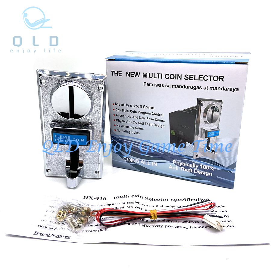 Vending Arcade Games - 9-Type Multi Coin Acceptor 616 Wallet
