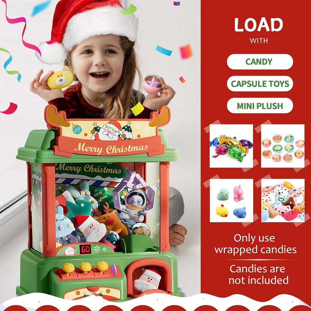 Christmas Claw Machine For Kid – Vending Arcade Games recenzja i cena