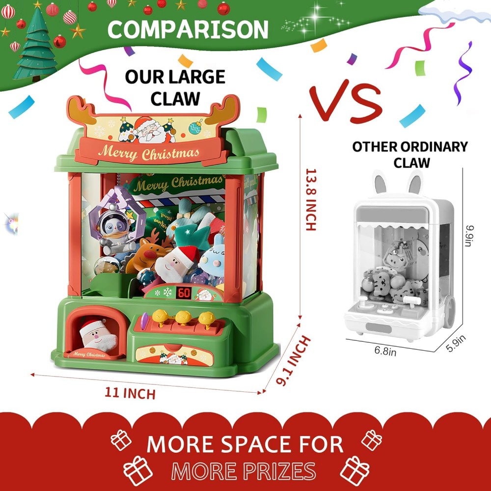 Christmas Claw Machine For Kid – Vending Arcade Games recenzja i cena