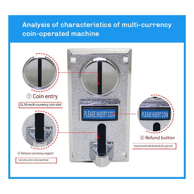 B11A-2PCS 616 Multi Coin Accep – Arcade Ticket Machine recenzja i cena