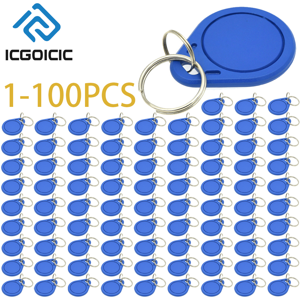 1-100pcs 13.56MHz RFID IC Key  – Arduino Vending Machine Project recenzja i cena