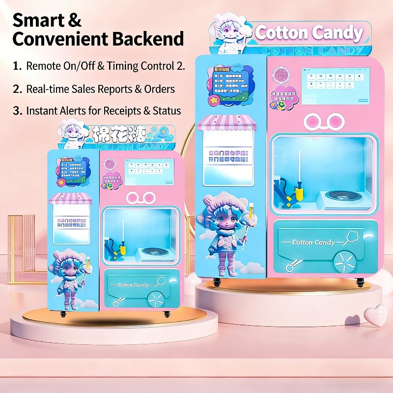 FOB Automatic Cotton Candy Ven – Vending Machine Qr Code recenzja i cena