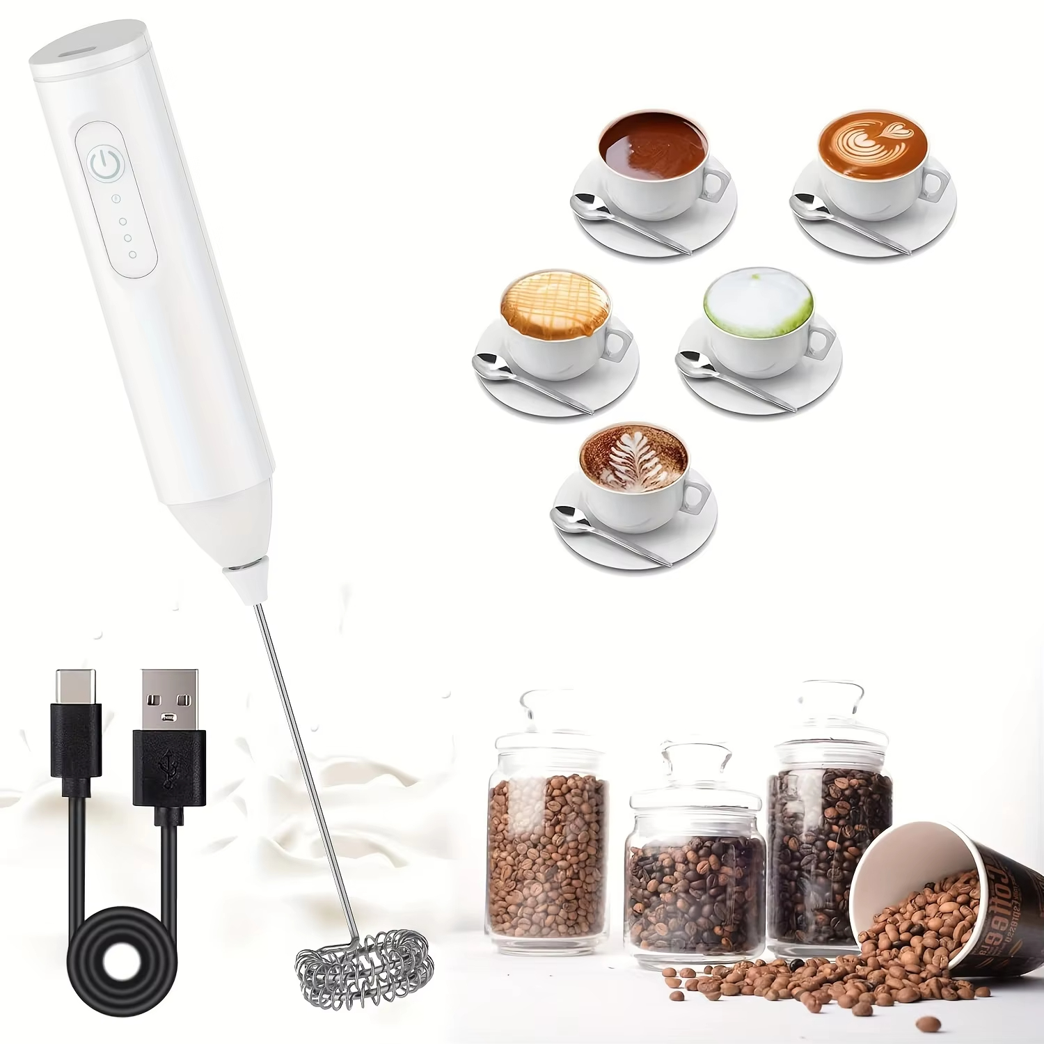 Handheld milk frother, electri – Fruit Slot Machine recenzja i cena