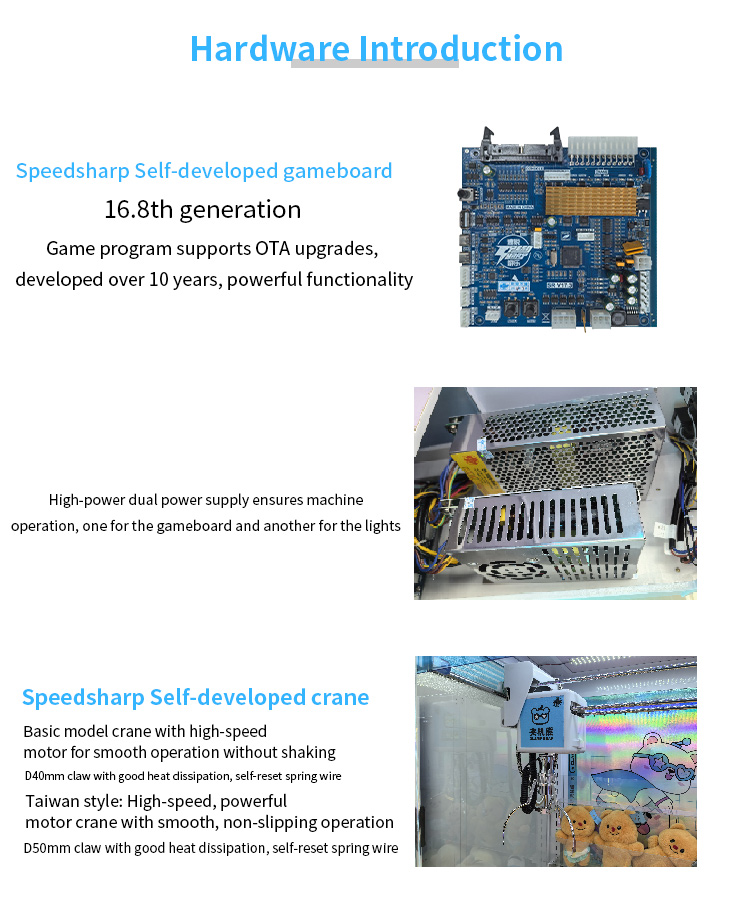 Hot Sale Indoor Arcade Claw Cr – Arcade Vending Machines For Sale recenzja i cena