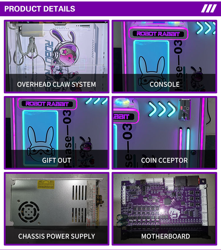 Customized Single Player Acryl – Arcade Toy Claw Vending Machine recenzja i cena
