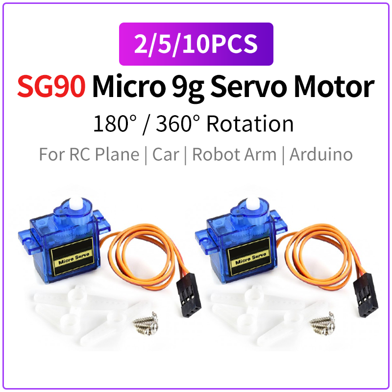 2PCS/5PCS/10PCS SG90 MG90S 9G  – Arduino Vending Machine Project recenzja i cena