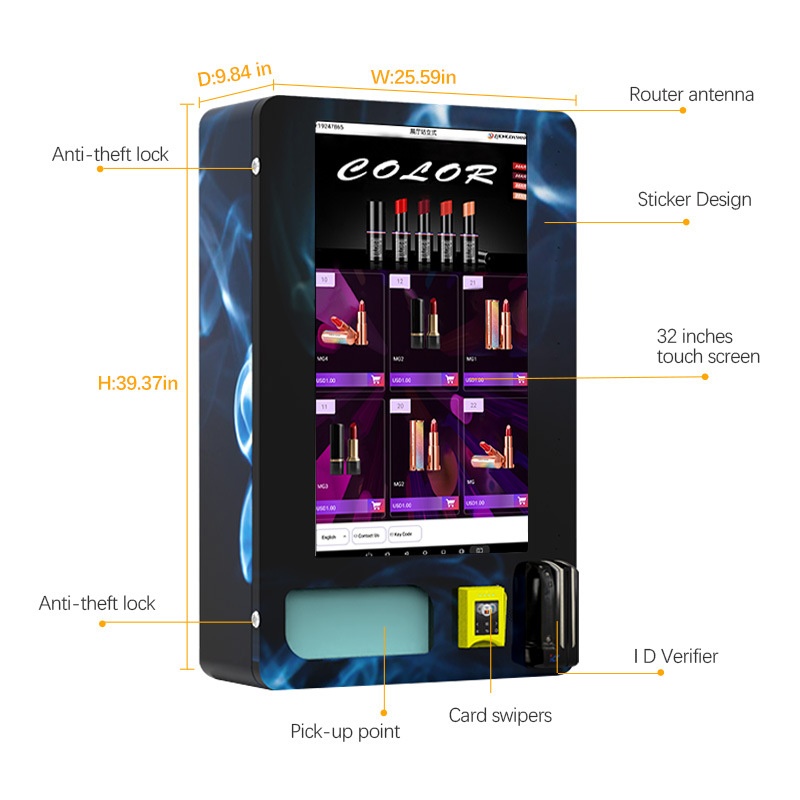 Export Wall-mounted Mini Cigar – Vending Machine Qr Code recenzja i cena