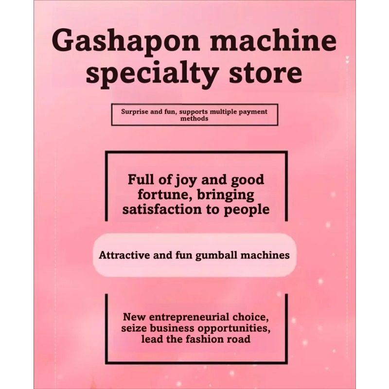 Commercial Large Gashapon Caps – Vending Machine Qr Code recenzja i cena