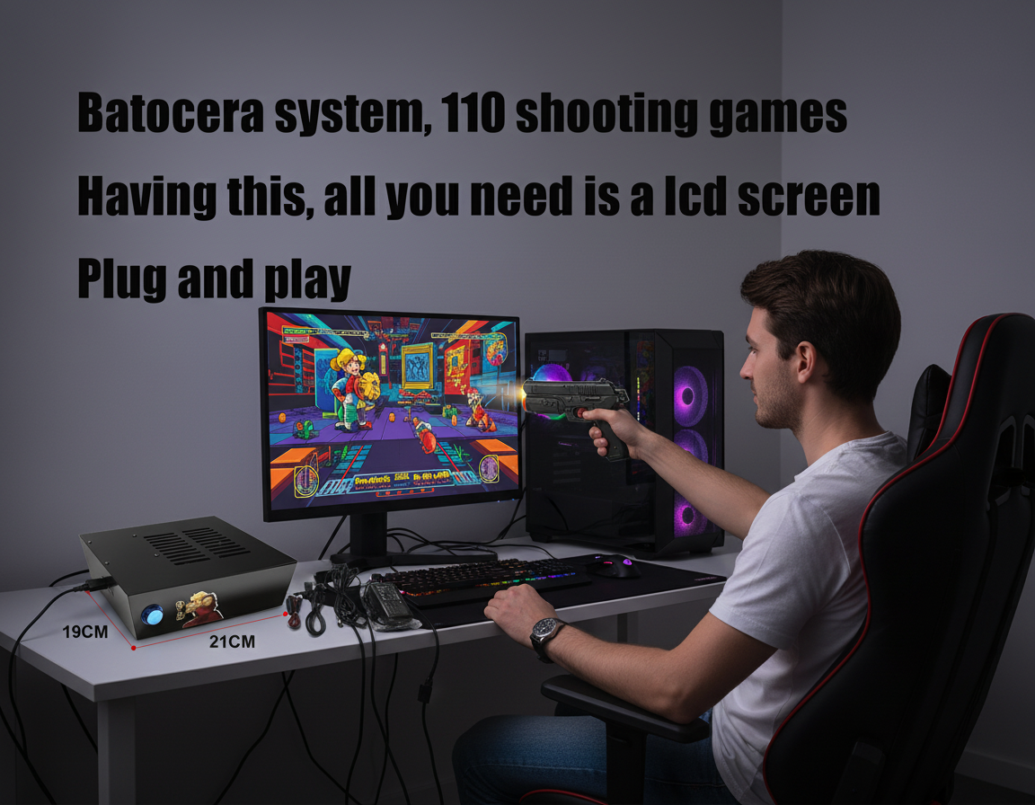 Batocera Game System With Dual – Gun Shooting Arcade recenzja i cena