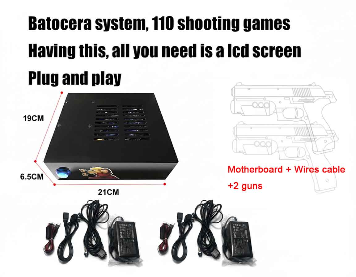 Batocera Game System With Dual – Gun Shooting Arcade recenzja i cena