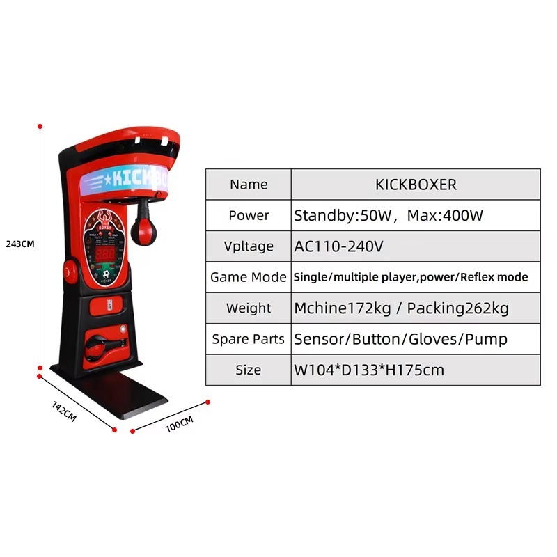 FL Wholesale New Kickboxer Coi – Vending Arcade Games recenzja i cena